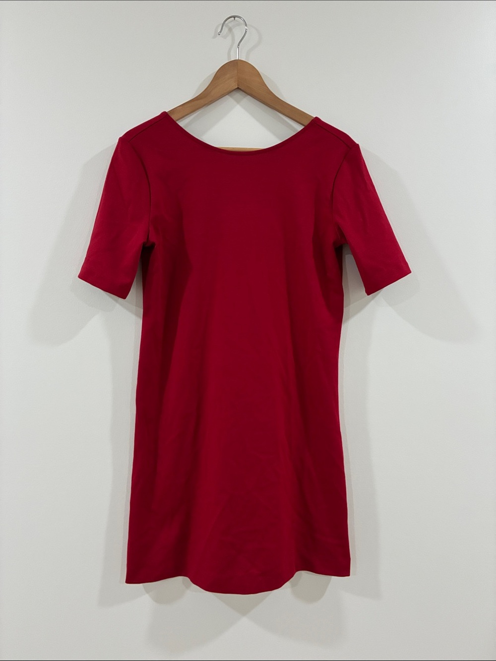 GAP Crimson Short Sleeve Mini Dress